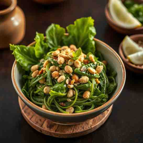 Easy Laphet Thoke - Lemon Tea Leaf Salad